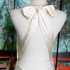 COCKTAIL DRESS MEDIUM OYSTER NWT